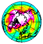 Ozone Field of 25 February 2007