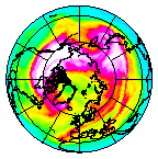 Ozone Field of 14 March 2007