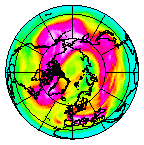 Ozone Field of 25 March 2007