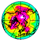 Ozone Field of 22 April 2007