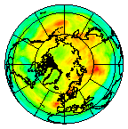 Ozone Field of 14 June 2007