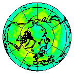 Ozone Field of 09 August 2007