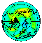 Ozone Field of 01 October 2007