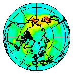 Ozone Field of 13 October 2007