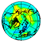 Ozone Field of 22 October 2007