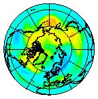 Ozone Field of 25 October 2007