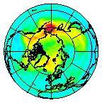 Ozone Field of 30 October 2007