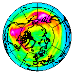 Ozone Field of 28 December 2007