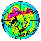 Ozone Field of 31 December 2007