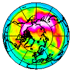 Ozone Field of 24 January 2008