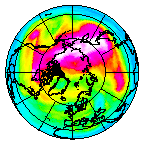 Ozone Field of 25 January 2008