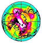 Ozone Field of 22 March 2008
