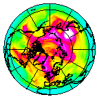 Ozone Field of 14 April 2008