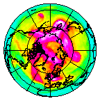 Ozone Field of 17 April 2008