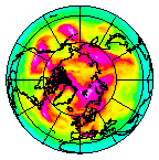 Ozone Field of 22 April 2008