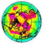 Ozone Field of 24 April 2008