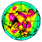 Ozone Field of 25 April 2008