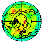 Ozone Field of 20 June 2008