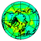 Ozone Field of 17 August 2008