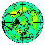 Ozone Field of 25 August 2008