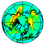 Ozone Field of 25 October 2008