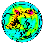 Ozone Field of 19 November 2008