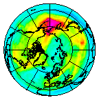 Ozone Field of 25 November 2008