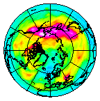 Ozone Field of 24 December 2008