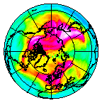 Ozone Field of 22 January 2009