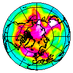 Ozone Field of 24 January 2009