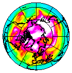 Ozone Field of 20 February 2009