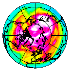 Ozone Field of 25 February 2009