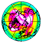 Ozone Field of 16 March 2009