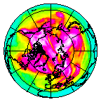 Ozone Field of 22 March 2009