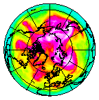 Ozone Field of 05 April 2009