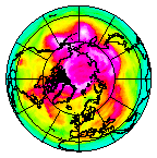 Ozone Field of 12 April 2009