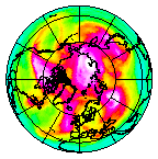 Ozone Field of 24 April 2009