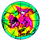 Ozone Field of 27 April 2009
