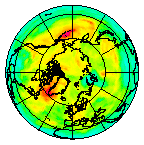 Ozone Field of 20 June 2009