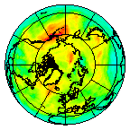 Ozone Field of 23 June 2009