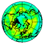 Ozone Field of 14 August 2009