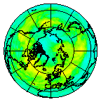 Ozone Field of 15 August 2009