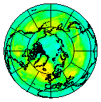 Ozone Field of 21 August 2009