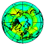 Ozone Field of 25 August 2009