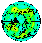Ozone Field of 14 September 2009