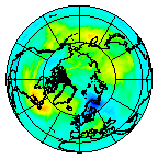Ozone Field of 15 October 2009