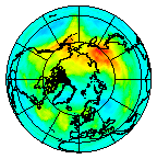 Ozone Field of 27 October 2009