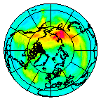 Ozone Field of 28 October 2009