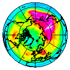 Ozone Field of 21 December 2009