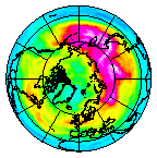Ozone Field of 23 December 2009
